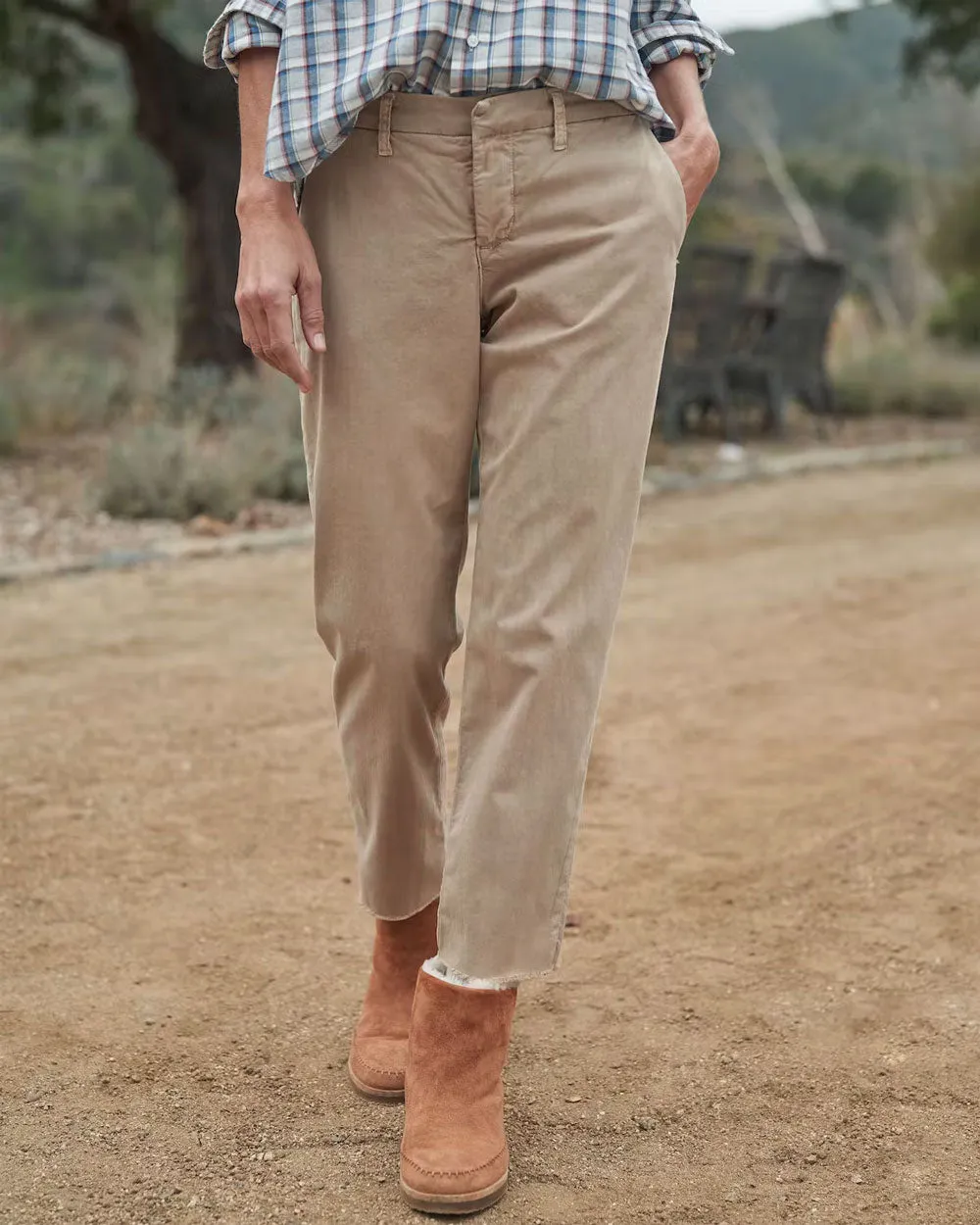 Wicklow Italian Chino Pant in Biscuit