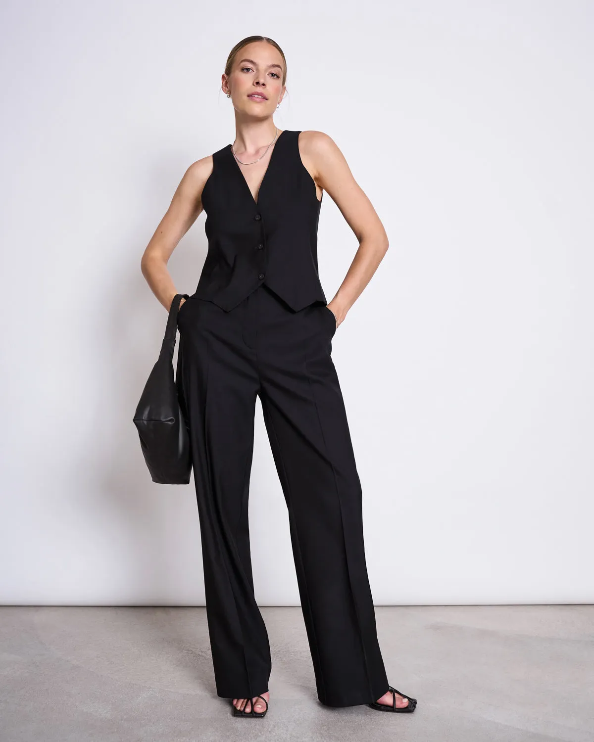 WIDE PANTS CORALIE BLACK