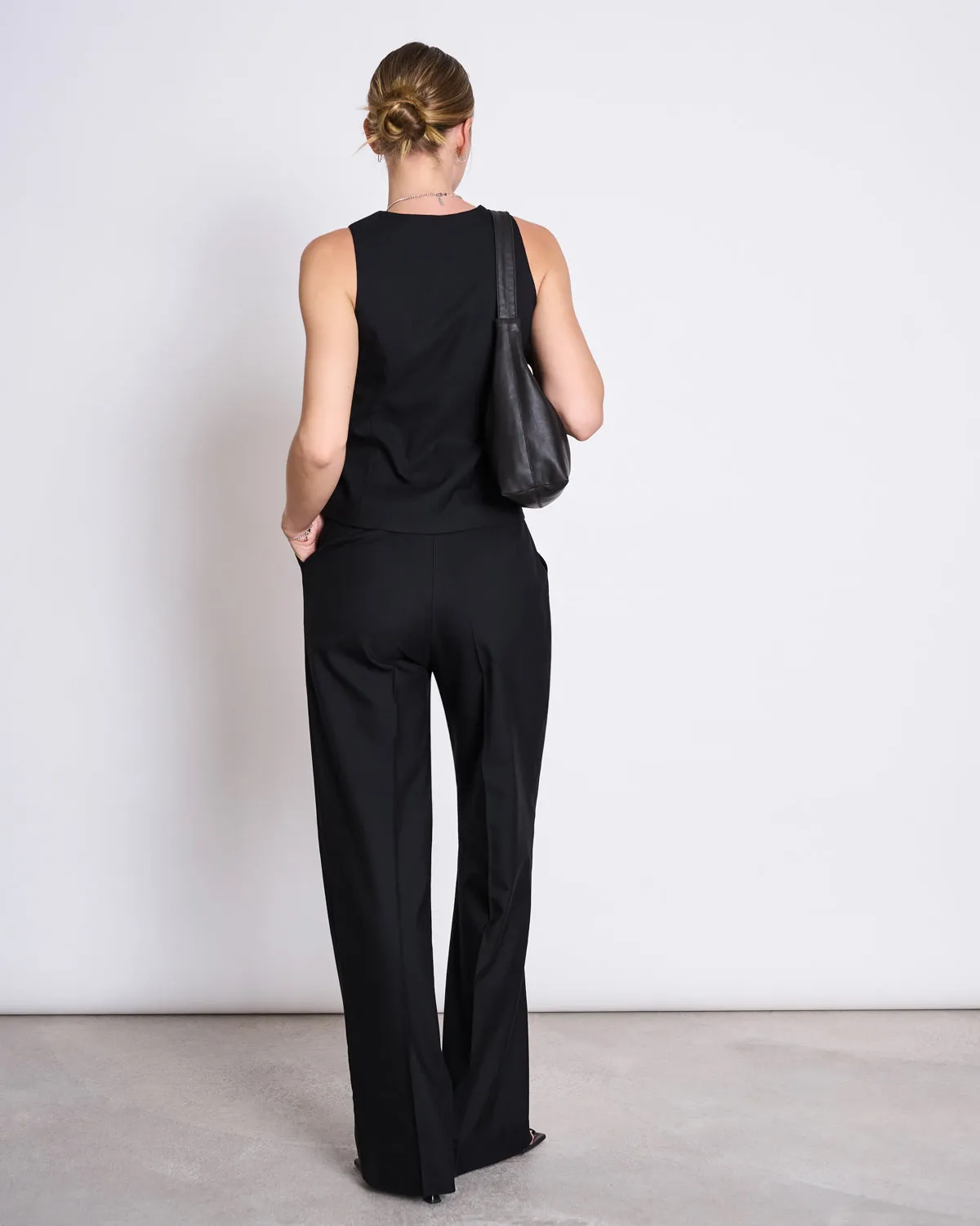 WIDE PANTS CORALIE BLACK