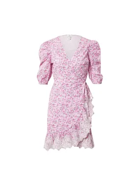 Women's Floral Printed Dress,Pink