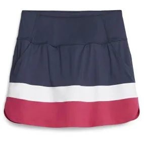 Womens Pwrmesh Colorblock Skirt Navy Blazer-Pinktastic - AW23