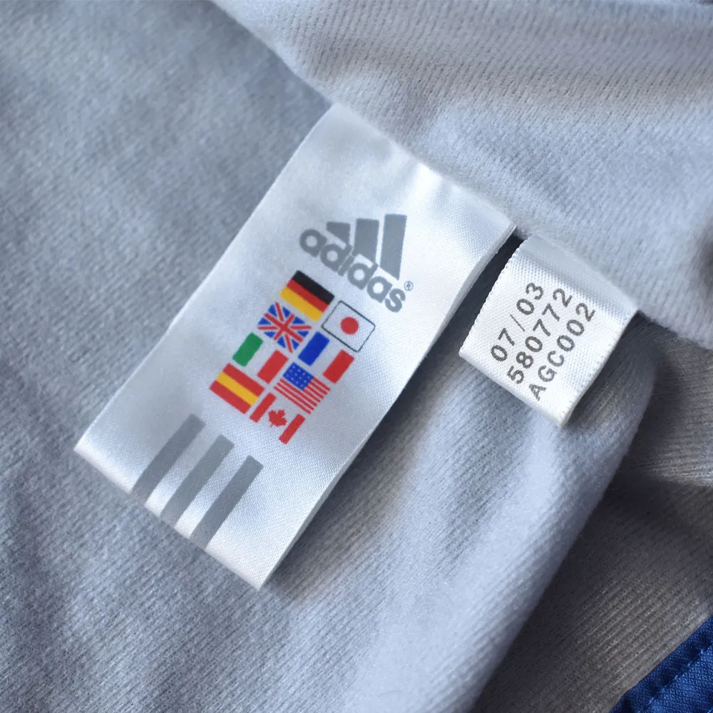 Y2K adidas 裏地付き ナイロンジャケット 240117