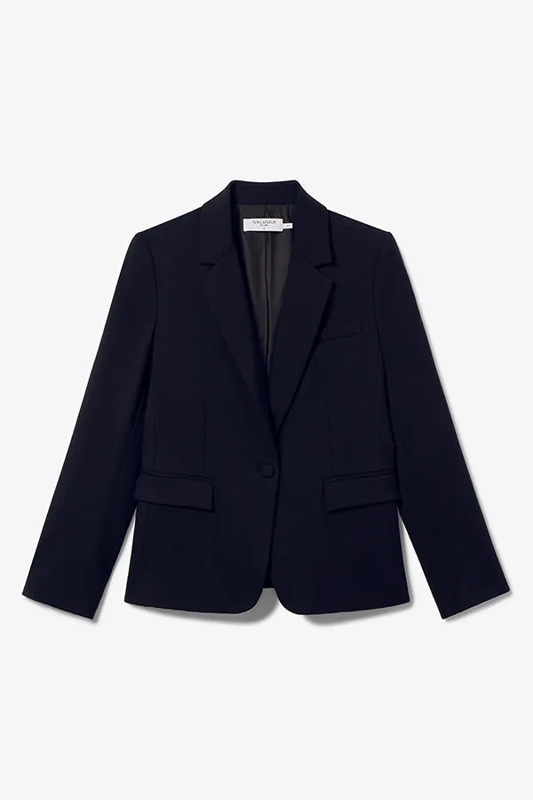 Yasmine Blazer - Wool Twill :: Dark Navy