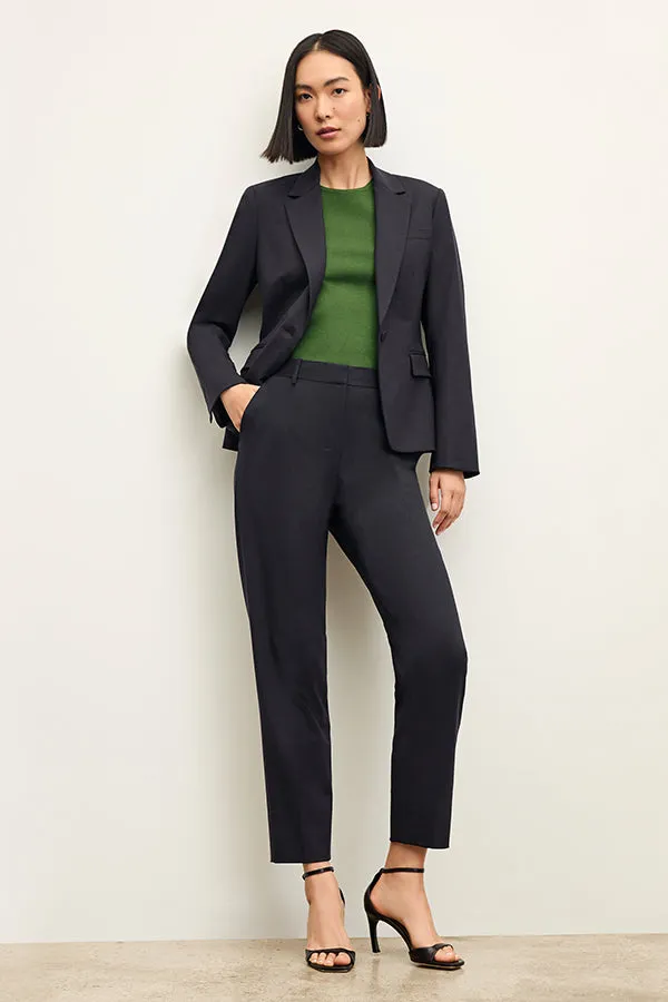 Yasmine Blazer - Wool Twill :: Dark Navy