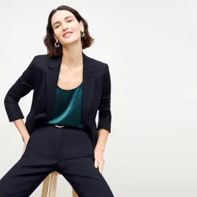 Yasmine Blazer - Wool Twill :: Dark Navy