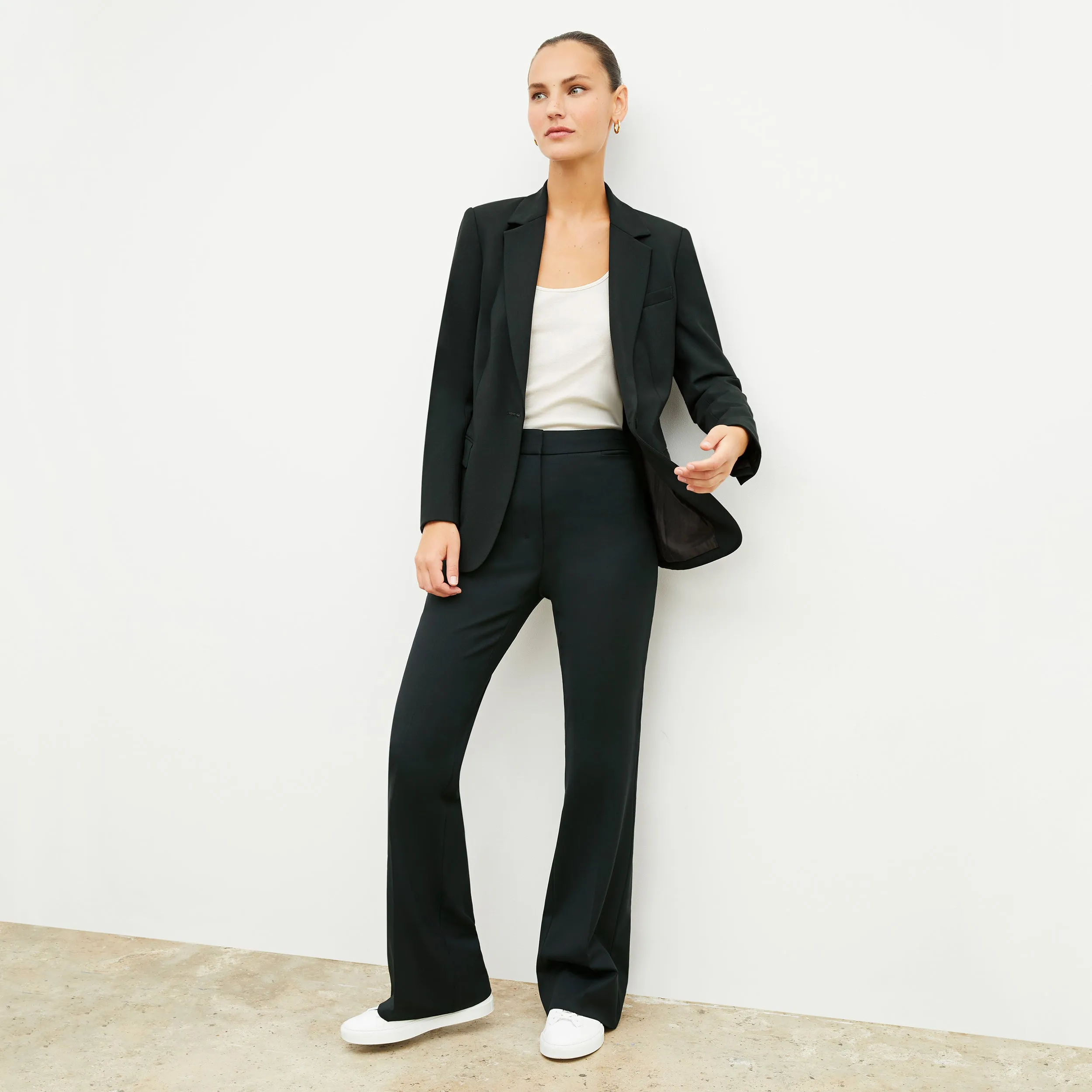 Yiyan Blazer - Wool Twill :: Forest