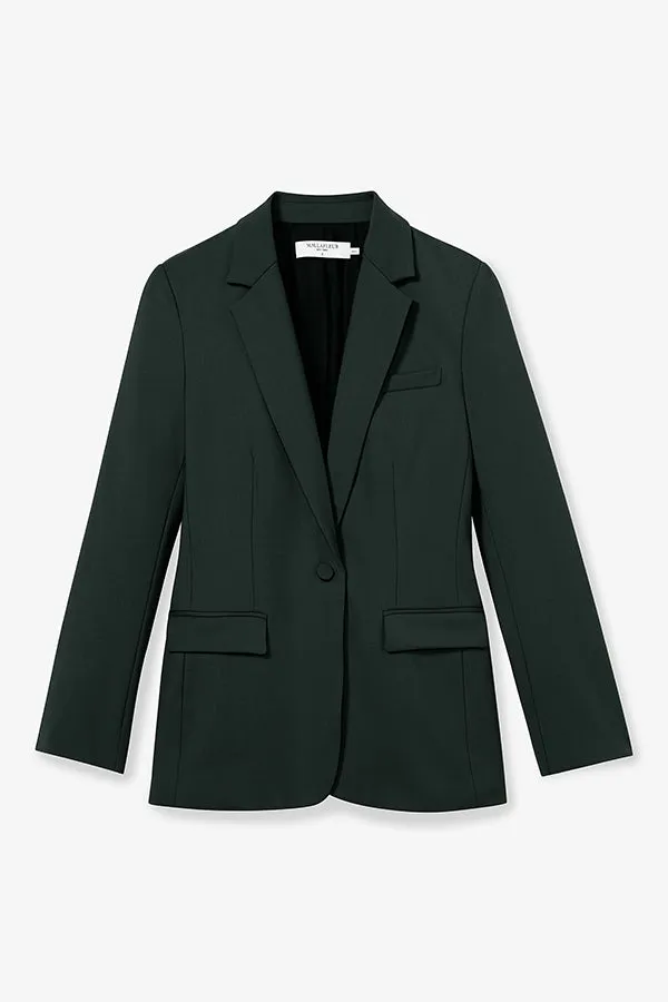 Yiyan Blazer - Wool Twill :: Forest