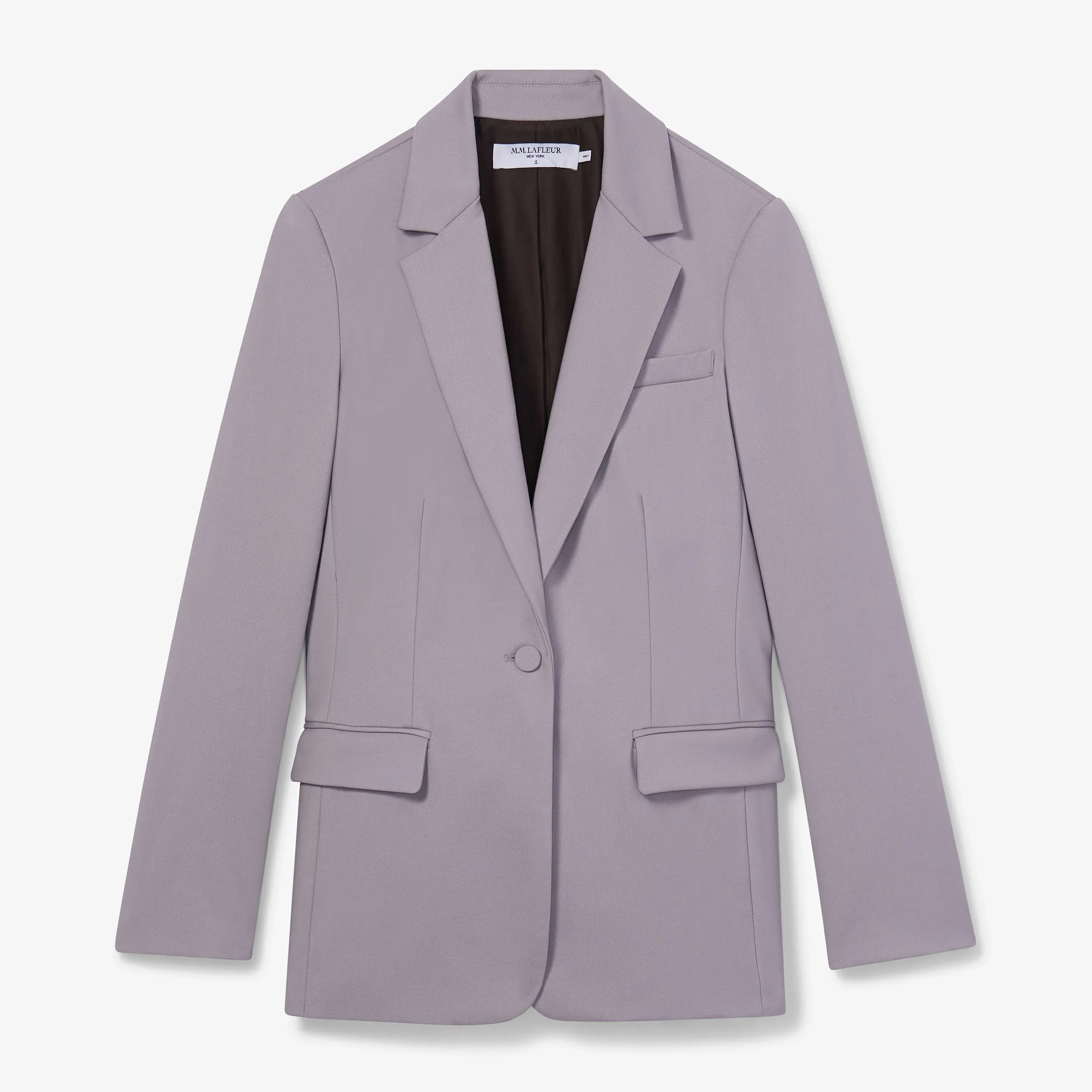 Yiyan Blazer - Wool Twill :: Light Lilac