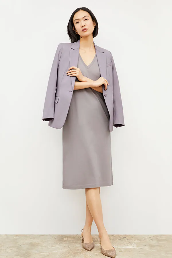 Yiyan Blazer - Wool Twill :: Light Lilac