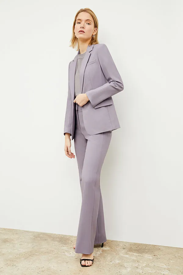 Yiyan Blazer - Wool Twill :: Light Lilac