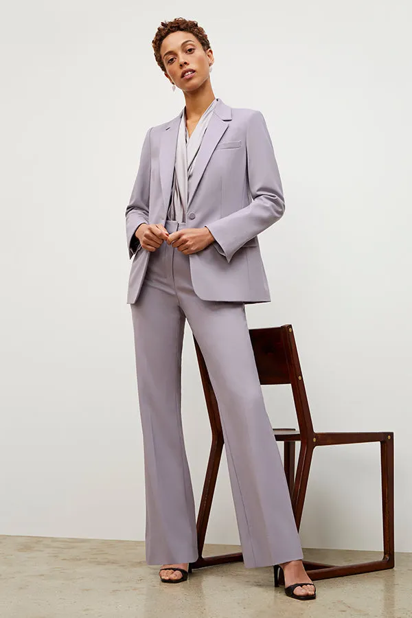 Yiyan Blazer - Wool Twill :: Light Lilac