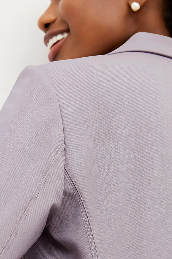 Yiyan Blazer - Wool Twill :: Light Lilac