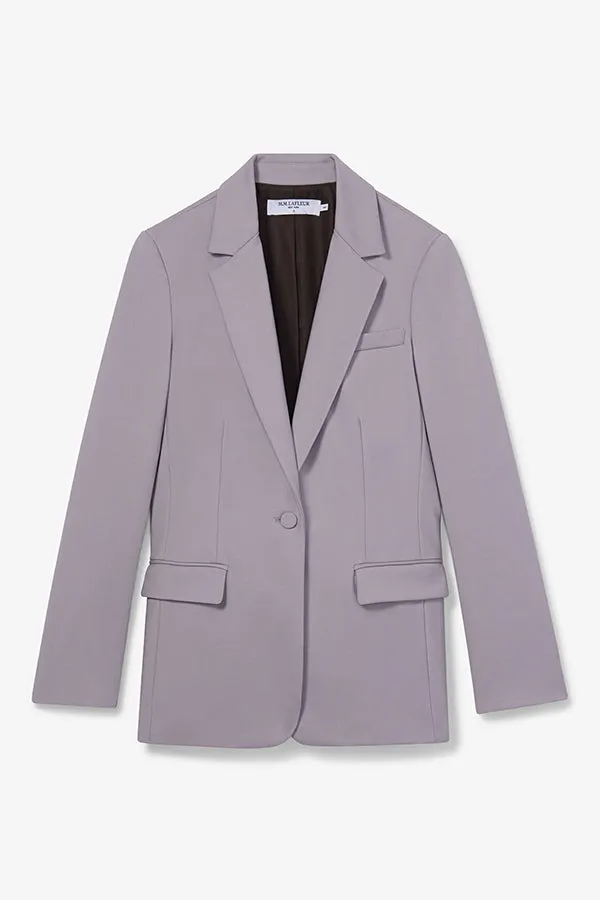 Yiyan Blazer - Wool Twill :: Light Lilac