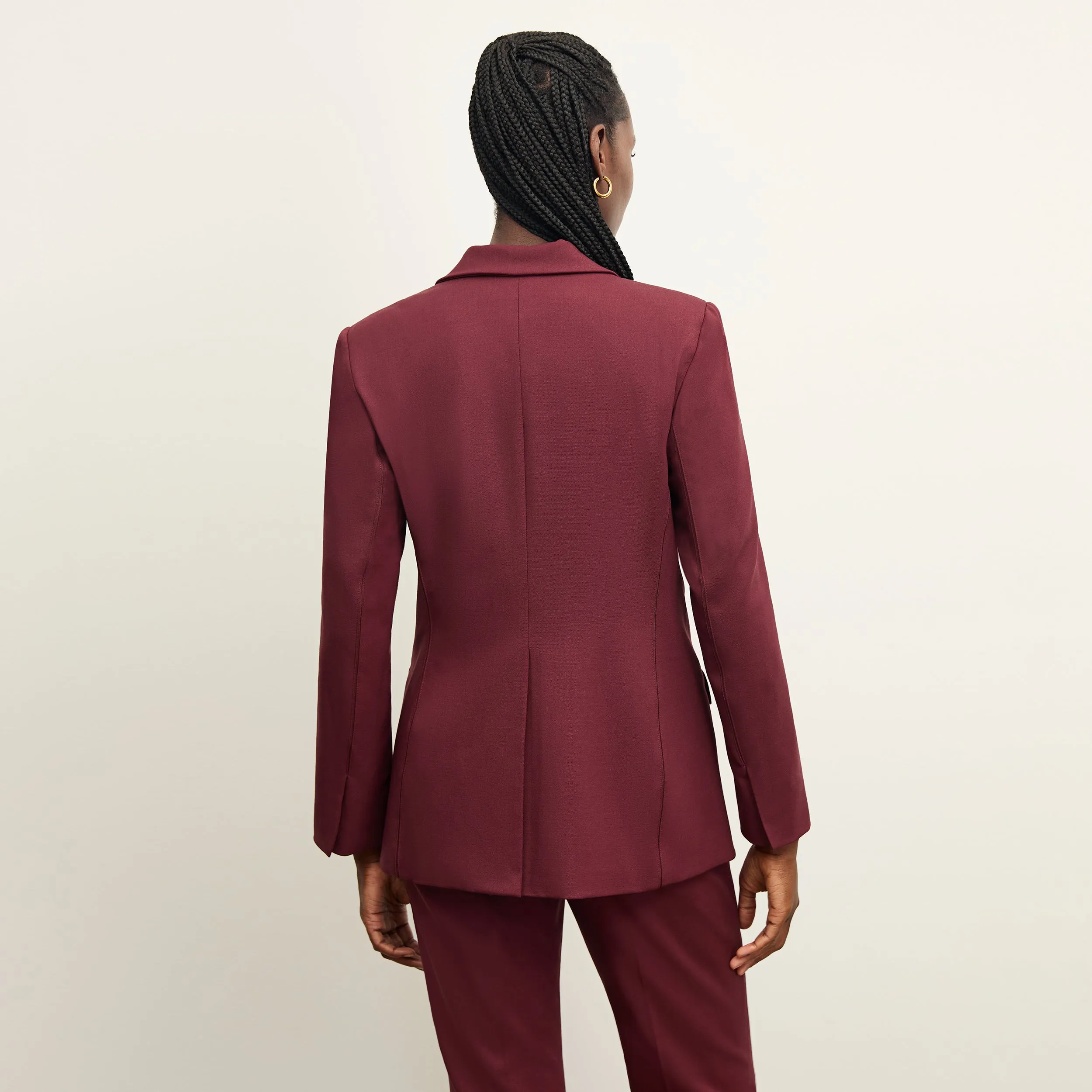 Yiyan Blazer - Wool Twill :: Shiraz