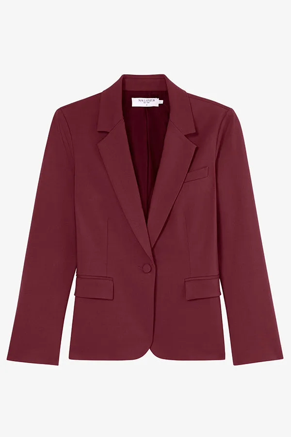 Yiyan Blazer - Wool Twill :: Shiraz