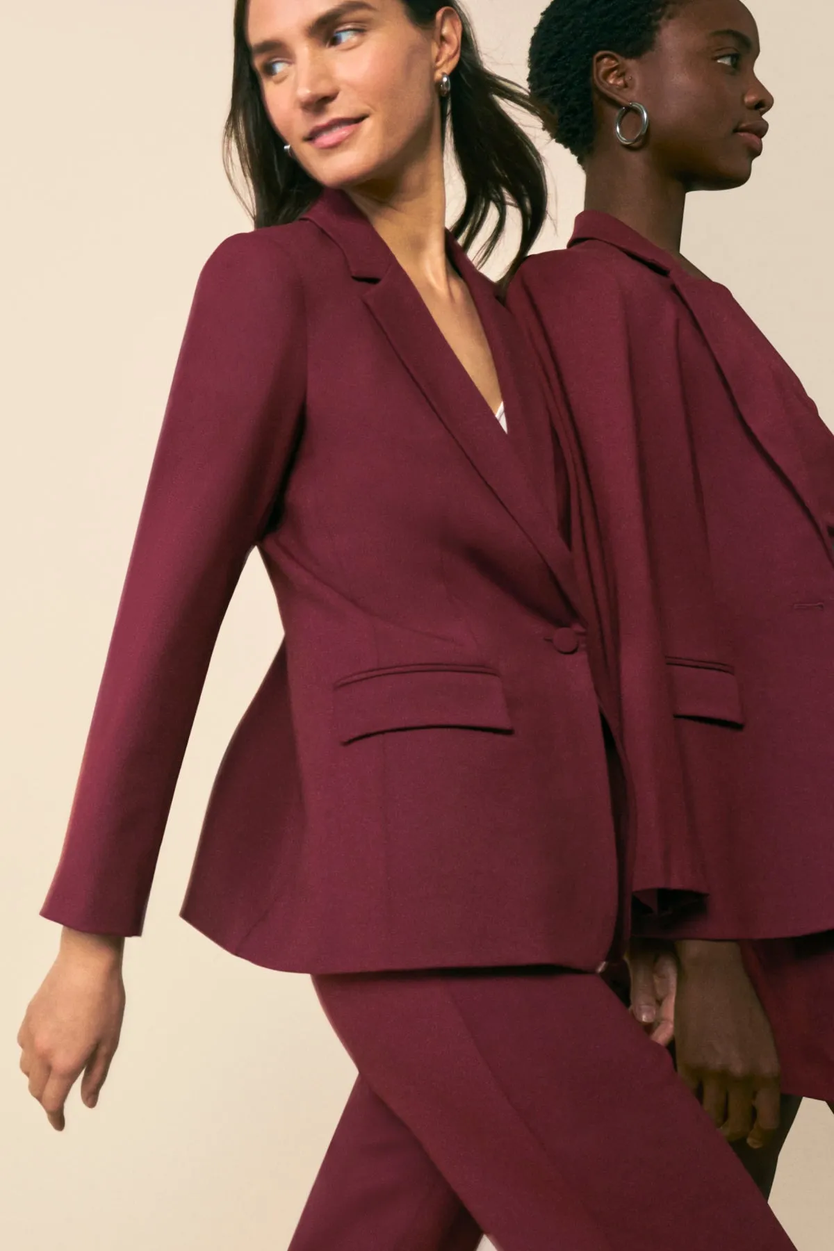 Yiyan Blazer - Wool Twill :: Shiraz