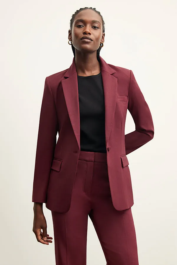 Yiyan Blazer - Wool Twill :: Shiraz