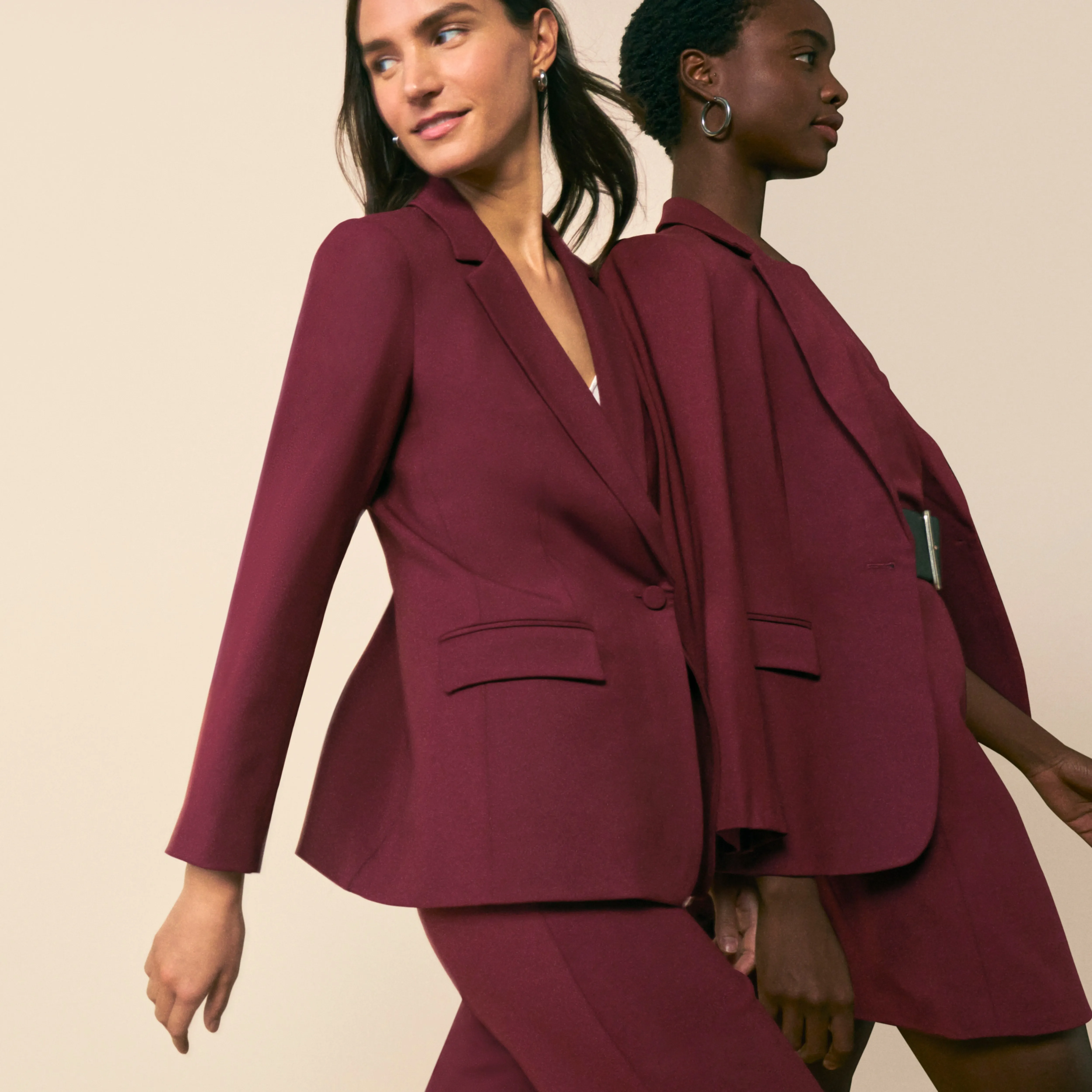 Yiyan Blazer - Wool Twill :: Shiraz