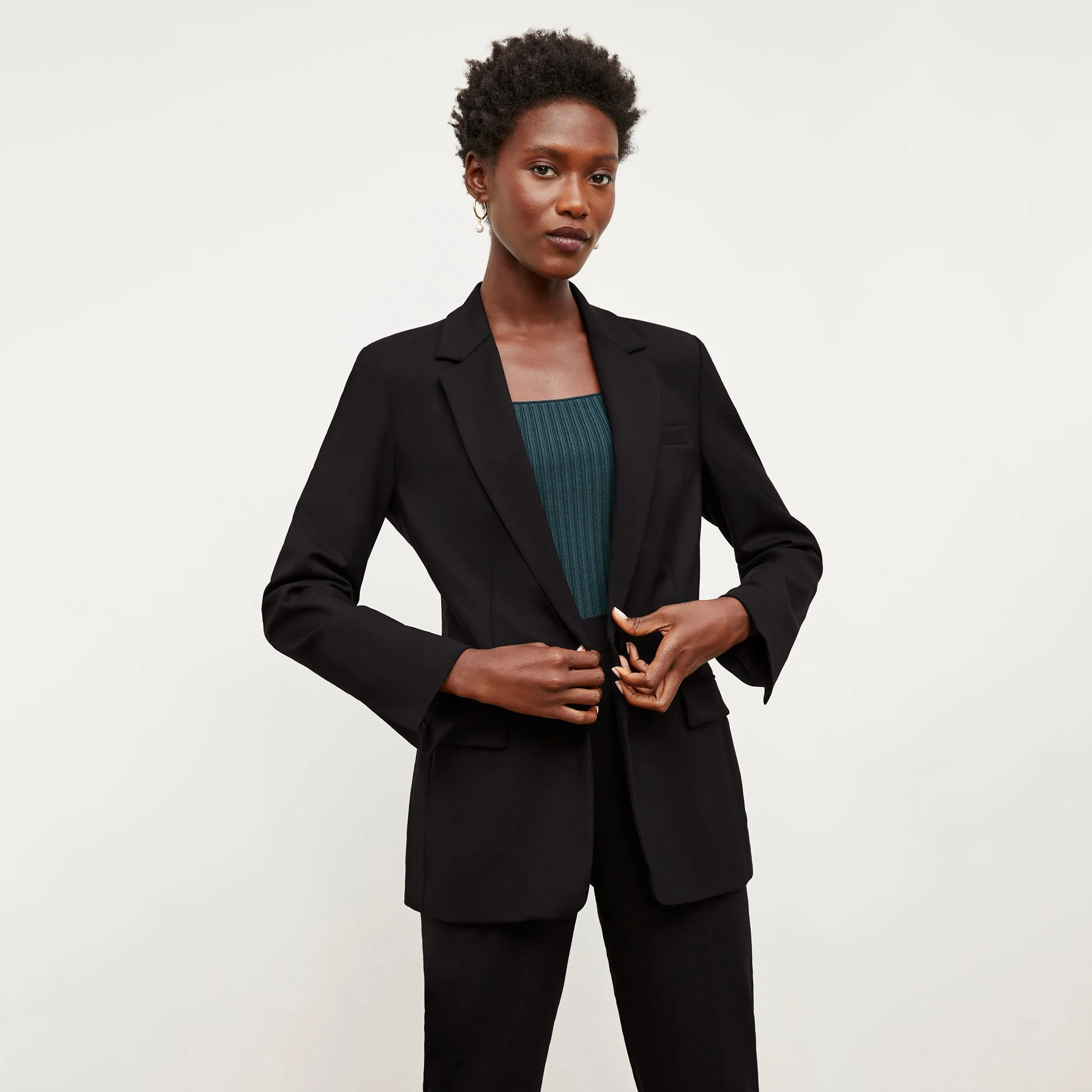 Yiyan Classic Blazer 1.0 - Wool Twill :: Black