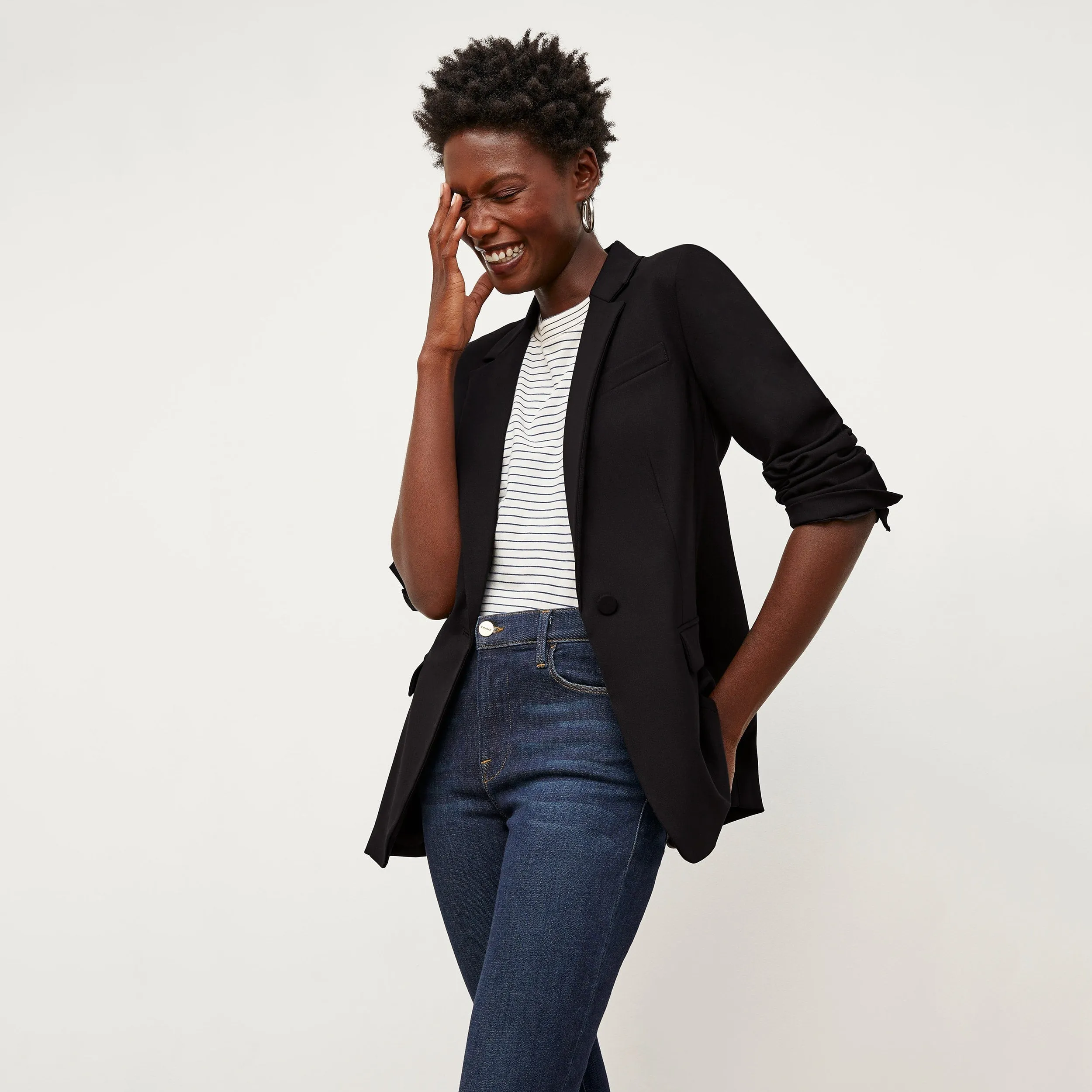 Yiyan Classic Blazer 1.0 - Wool Twill :: Black