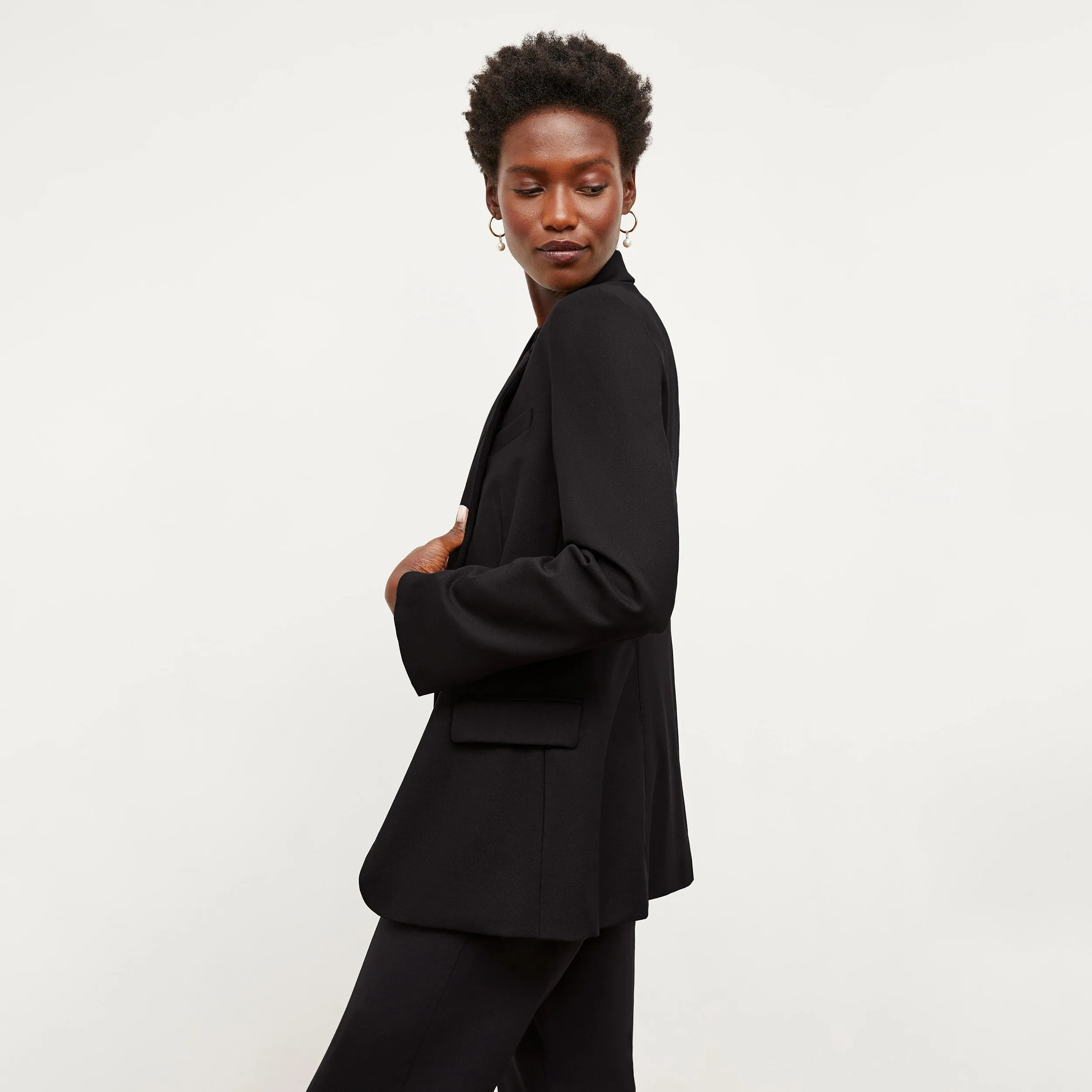 Yiyan Classic Blazer 1.0 - Wool Twill :: Black
