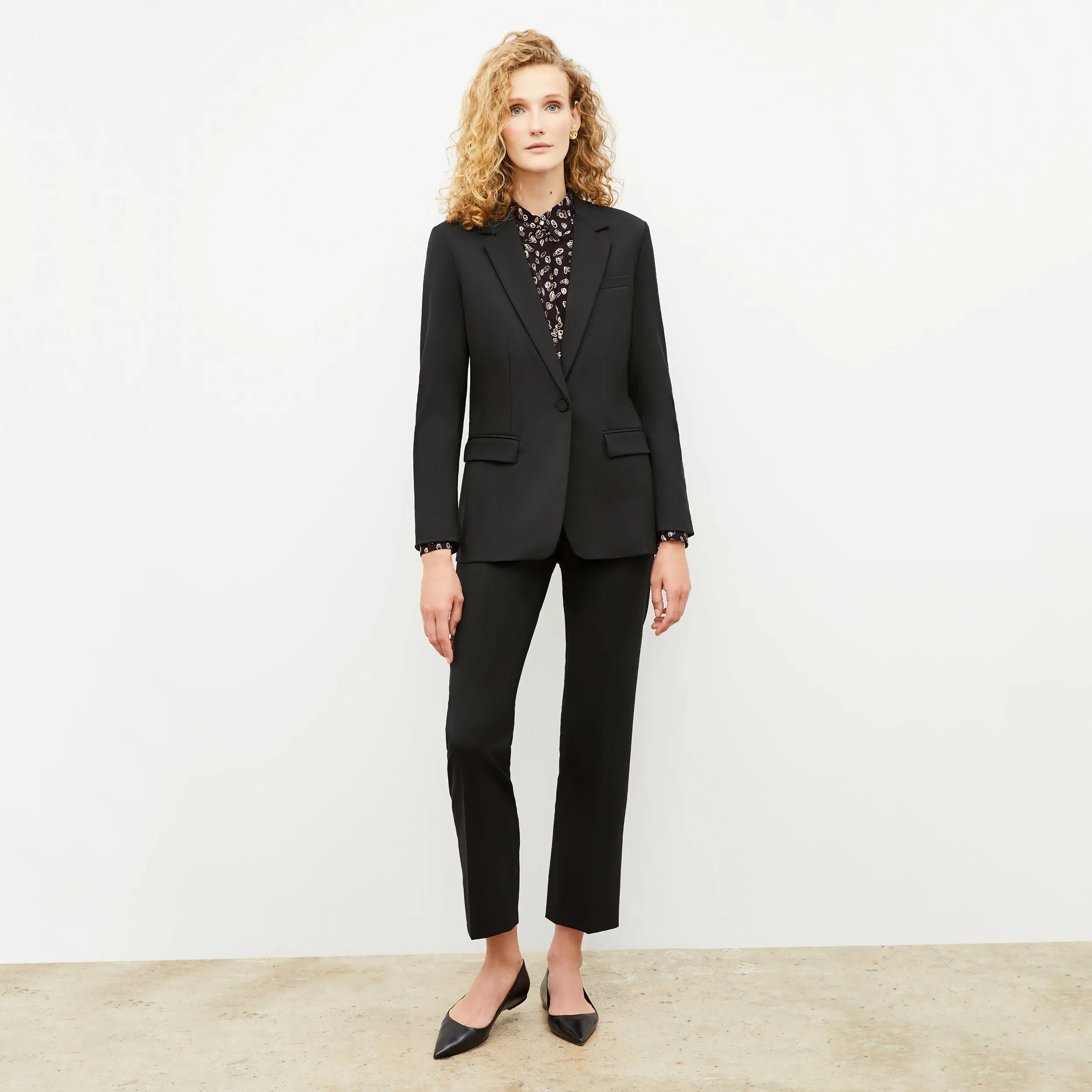 Yiyan Classic Blazer 1.0 - Wool Twill :: Black