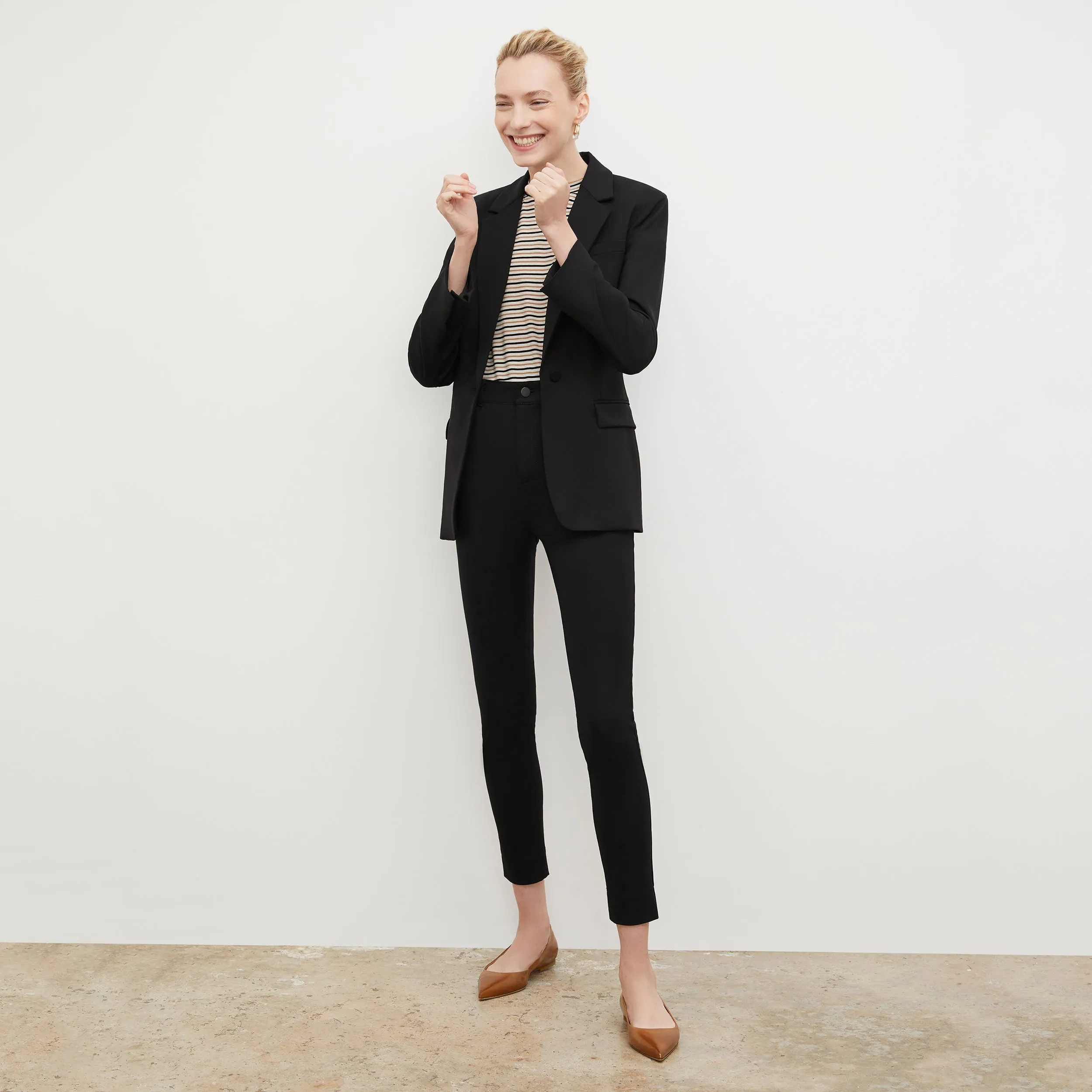 Yiyan Classic Blazer 1.0 - Wool Twill :: Black