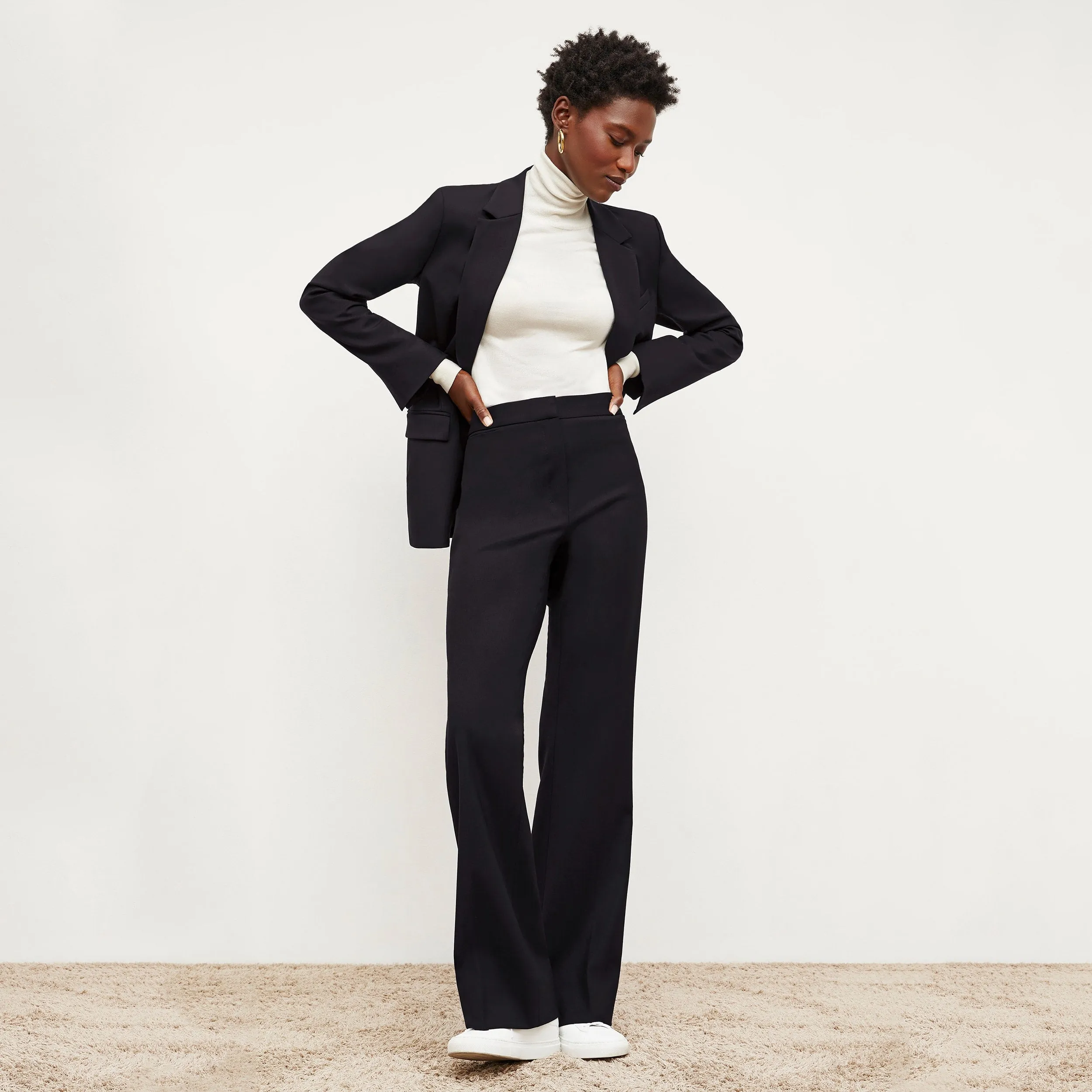Yiyan Classic Blazer 1.0 - Wool Twill :: Black