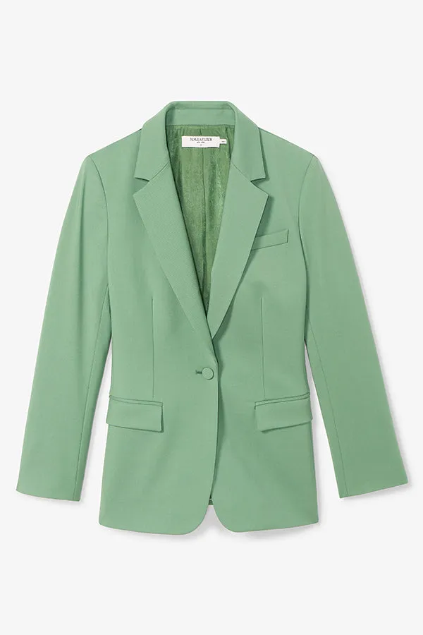 Yiyan Classic Blazer - Wool Twill :: Parisian Green