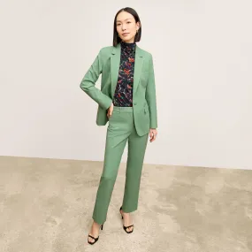 Yiyan Classic Blazer - Wool Twill :: Parisian Green