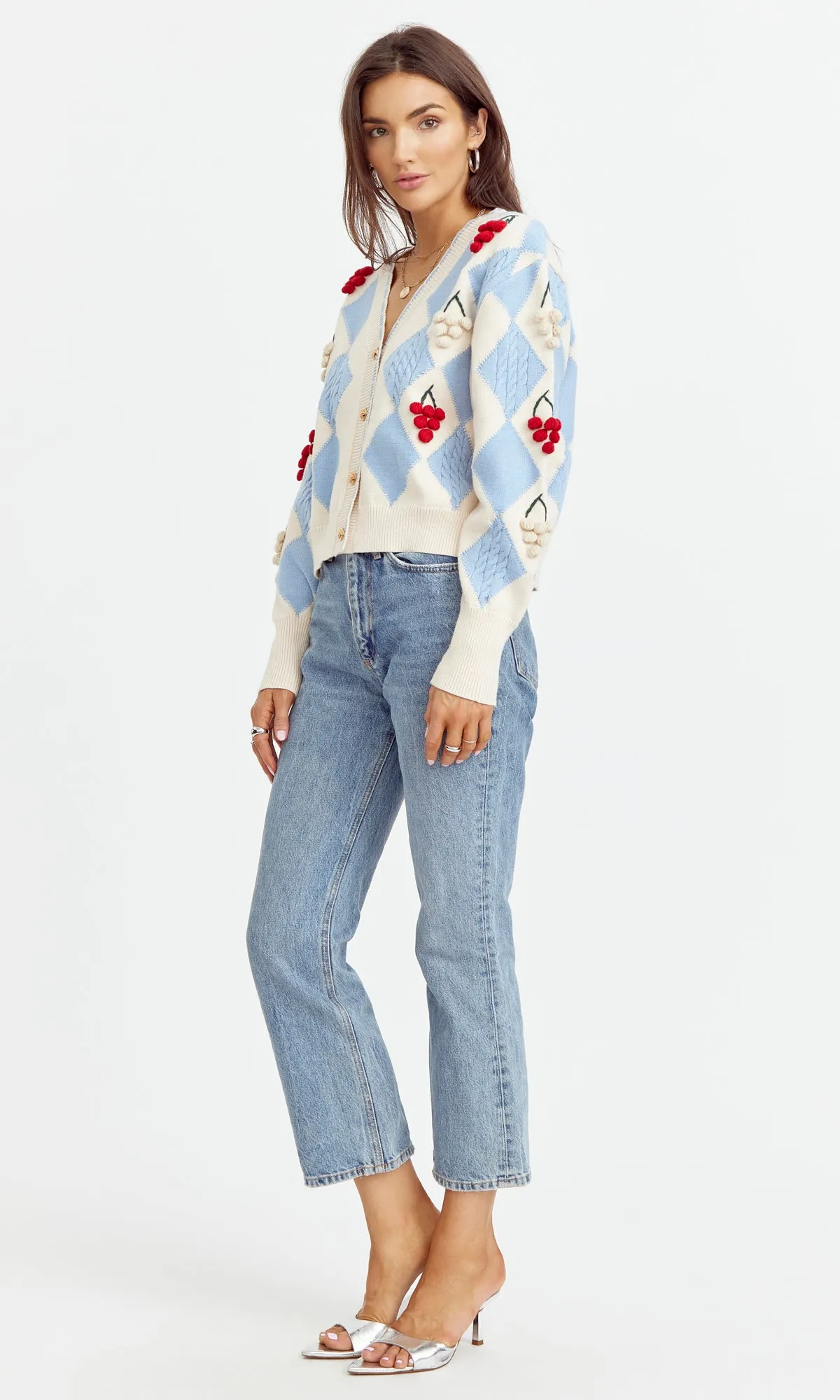 Zena Pom Pom Cardigan