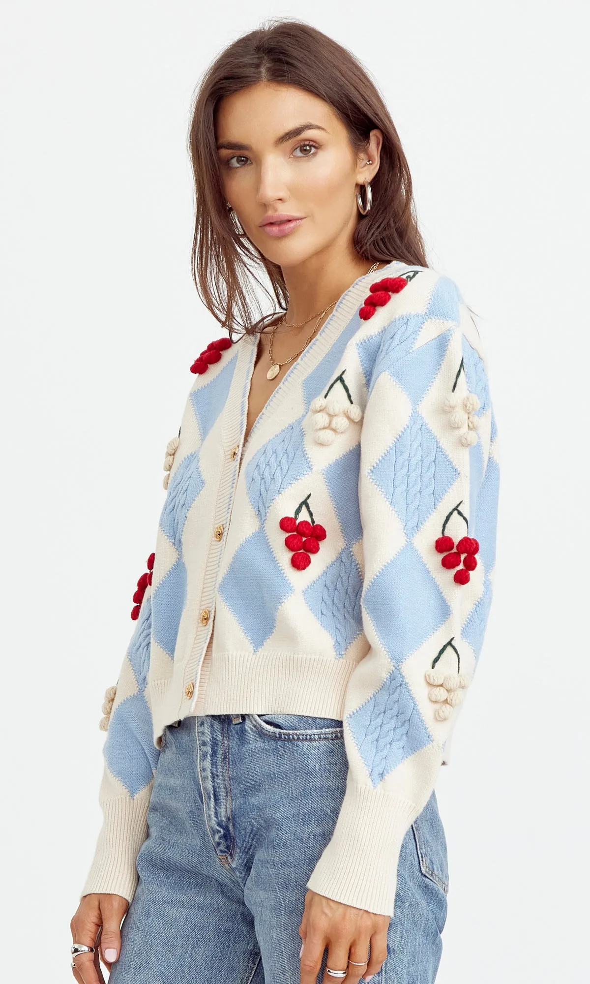 Zena Pom Pom Cardigan