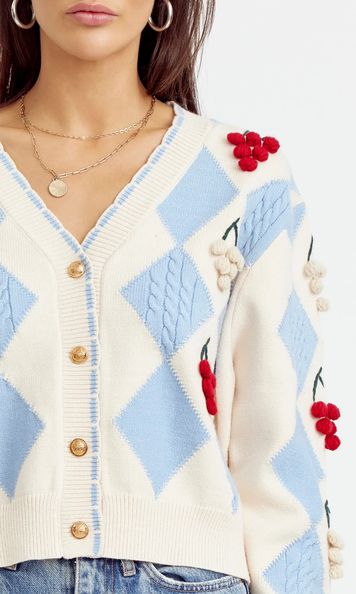 Zena Pom Pom Cardigan